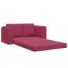 Sofa Bed 60cm Czerwone wino Aksamit