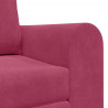 Sofa Bed 60cm Czerwone wino Aksamit