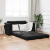 Sofa Bed 60cm Czarny Aksamit