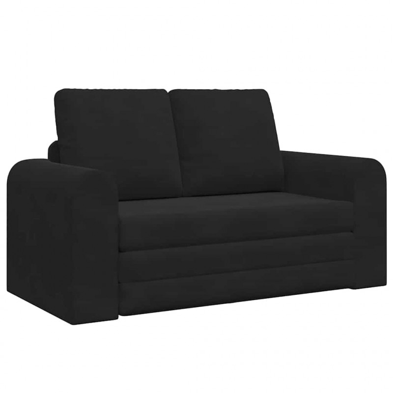 Sofa Bed 60cm Czarny Aksamit