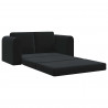 Sofa Bed 60cm Czarny Aksamit