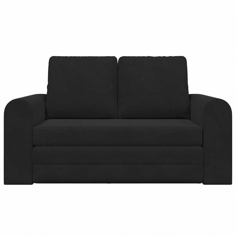 Sofa Bed 60cm Czarny Aksamit