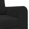 Sofa Bed 60cm Czarny Aksamit