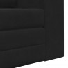 Sofa Bed 60cm Czarny Aksamit