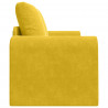 Sofa Bed 60cm Żółty Aksamit