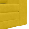Sofa Bed 60cm Żółty Aksamit