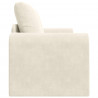 Sofa Bed 60cm Kremowy Aksamit