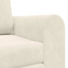 Sofa Bed 60cm Kremowy Aksamit