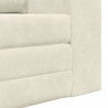 Sofa Bed 60cm Kremowy Aksamit
