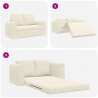 Sofa Bed 60cm Kremowy Aksamit