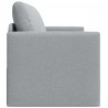 Sofa Bed 110cm Jasnoszary tkanina