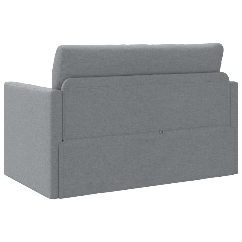 Sofa Bed 110cm Jasnoszary tkanina