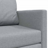Sofa Bed 110cm Jasnoszary tkanina