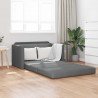 Sofa Bed 110cm Ciemnoszary tkanina