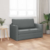 Sofa Bed 110cm Ciemnoszary tkanina