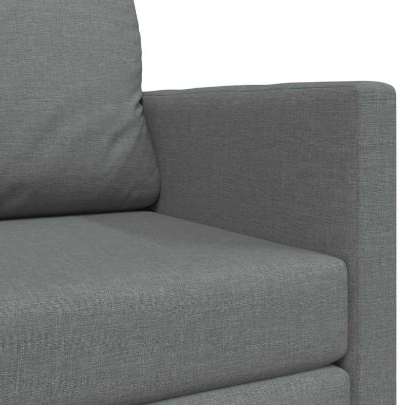 Sofa Bed 110cm Ciemnoszary tkanina