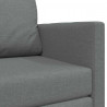Sofa Bed 110cm Ciemnoszary tkanina