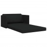 Sofa Bed 110cm Czarny tkanina