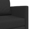 Sofa Bed 110cm Czarny tkanina