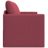 Sofa Bed 110cm Czerwone wino tkanina