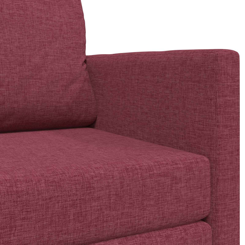 Sofa Bed 110cm Czerwone wino tkanina
