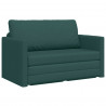 Sofa Bed 110cm Ciemna zieleń tkanina