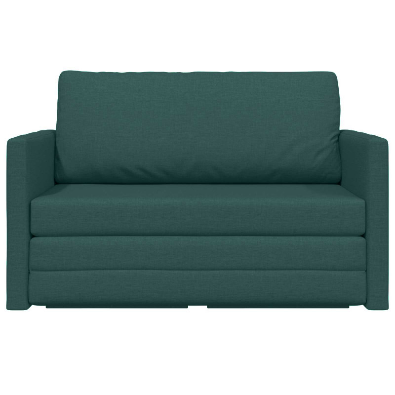 Sofa Bed 110cm Ciemna zieleń tkanina