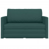 Sofa Bed 110cm Ciemna zieleń tkanina