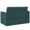Sofa Bed 110cm Ciemna zieleń tkanina