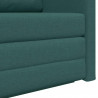 Sofa Bed 110cm Ciemna zieleń tkanina