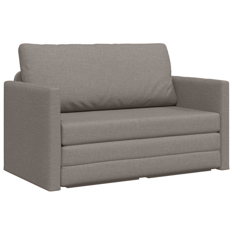 Sofa Bed 110cm Ciemnoszary tkanina