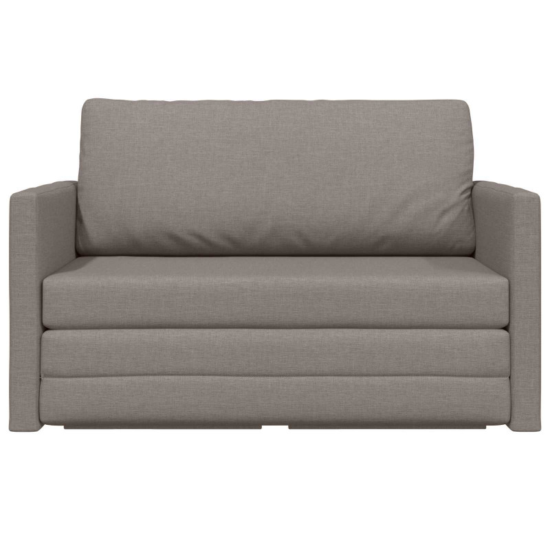 Sofa Bed 110cm Ciemnoszary tkanina