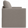 Sofa Bed 110cm Ciemnoszary tkanina