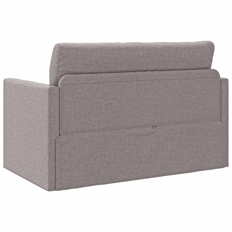 Sofa Bed 110cm Ciemnoszary tkanina