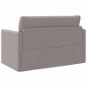 Sofa Bed 110cm Ciemnoszary tkanina