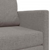 Sofa Bed 110cm Ciemnoszary tkanina