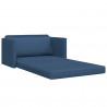 Sofa Bed 110cm Niebieski tkanina