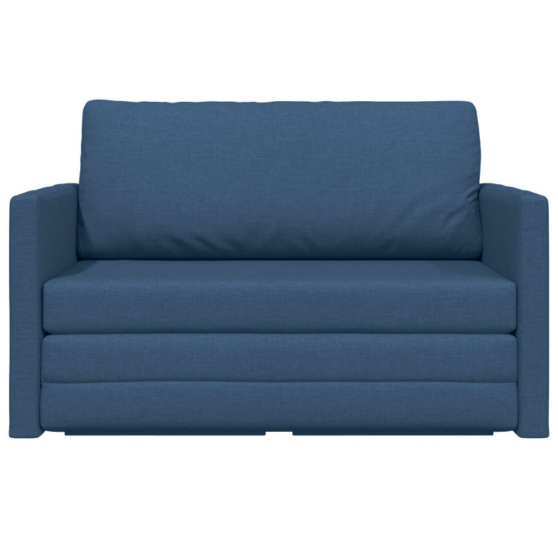 Sofa Bed 110cm Niebieski tkanina