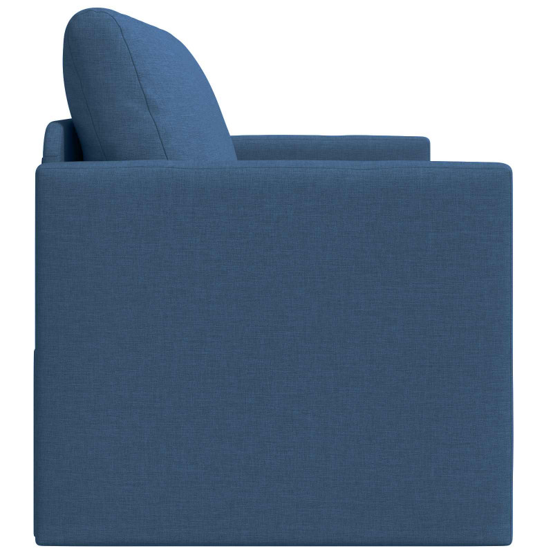 Sofa Bed 110cm Niebieski tkanina