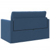 Sofa Bed 110cm Niebieski tkanina