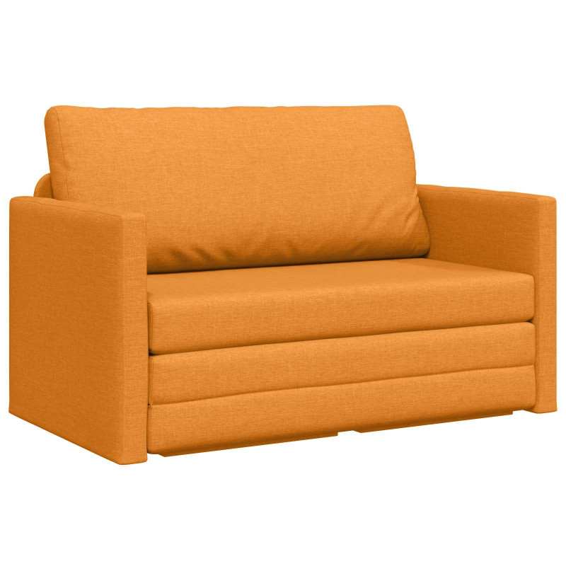 Sofa Bed 110cm Ciemny Żółty tkanina