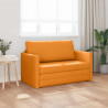 Sofa Bed 110cm Ciemny Żółty tkanina
