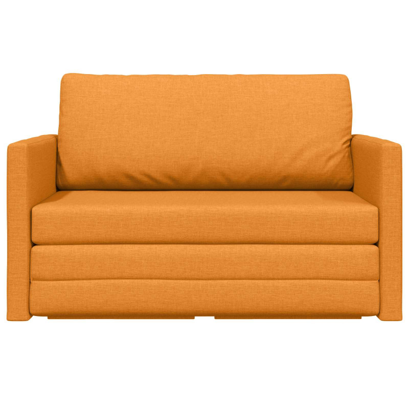 Sofa Bed 110cm Ciemny Żółty tkanina
