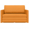 Sofa Bed 110cm Ciemny Żółty tkanina
