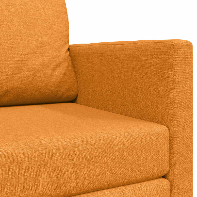Sofa Bed 110cm Ciemny Żółty tkanina