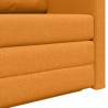 Sofa Bed 110cm Ciemny Żółty tkanina