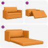 Sofa Bed 110cm Ciemny Żółty tkanina