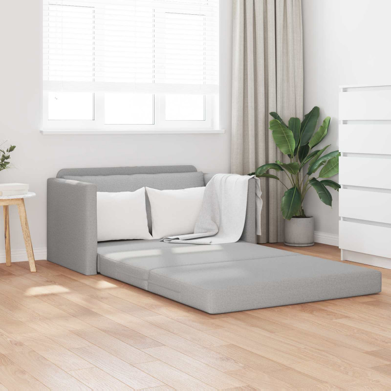 Sofa Bed 110cm Szary chmur tkanina