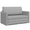 Sofa Bed 110cm Szary chmur tkanina