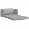 Sofa Bed 110cm Szary chmur tkanina